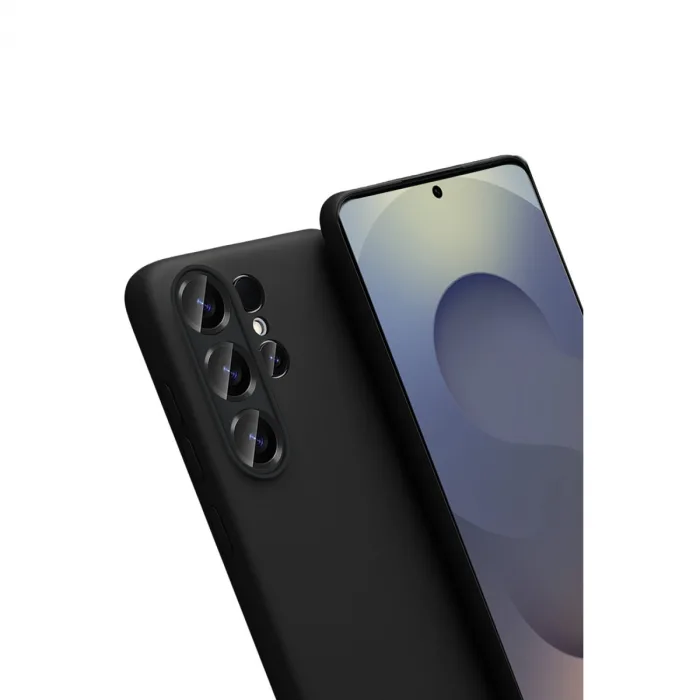 Samsung Galaxy S26 Ultra Nano İçi Kadife Silikon - Siyah