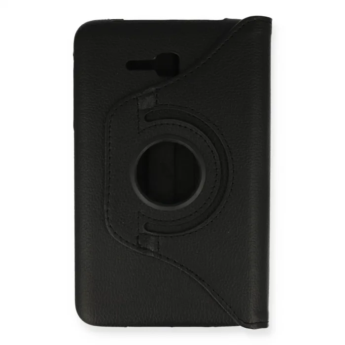 Samsung Galaxy T110 / T113 Tab 3 Lite 7 Kılıf 360 Tablet Deri Kılıf - Siyah