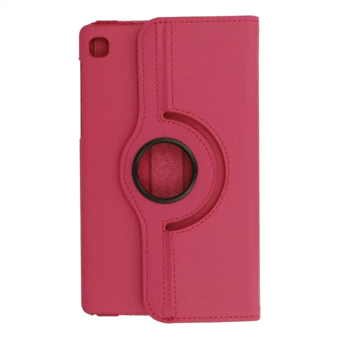 Samsung Galaxy T220 Tab A7 Lite 8.7 Kılıf 360 Tablet Deri Kılıf - Pembe