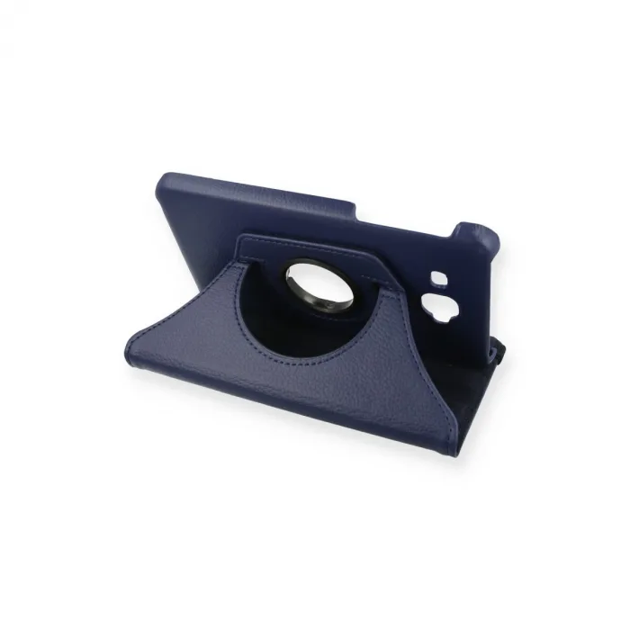 Samsung Galaxy T280 Tab A 7 Kılıf 360 Tablet Deri Kılıf - Lacivert