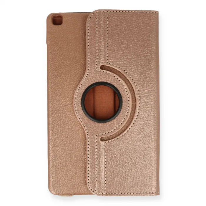 Samsung Galaxy T290 Tab A 8 Kılıf 360 Tablet Deri Kılıf - Rose Gold