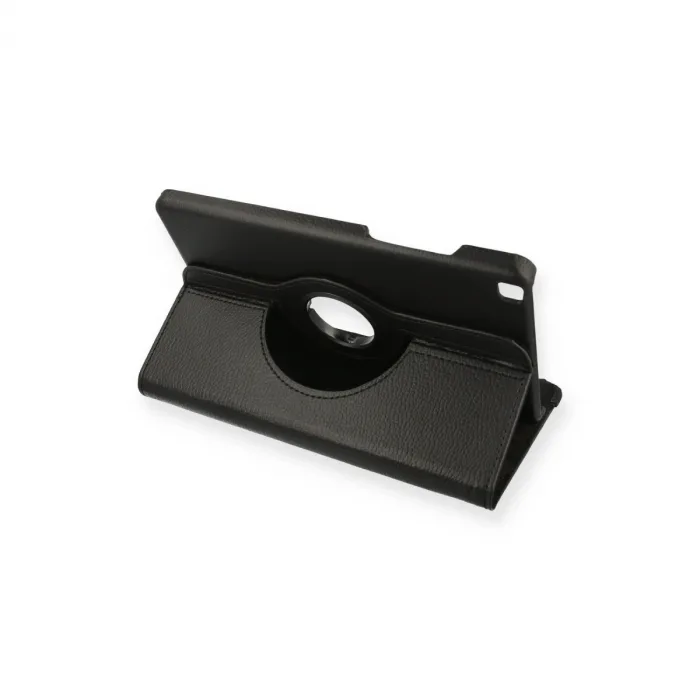 Samsung Galaxy T290 Tab A 8 Kılıf 360 Tablet Deri Kılıf - Siyah