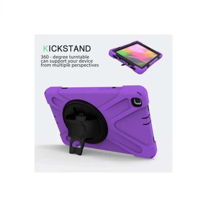 Samsung Galaxy T290 Tab A 8 Kılıf Amazing Tablet Kapak - Mor