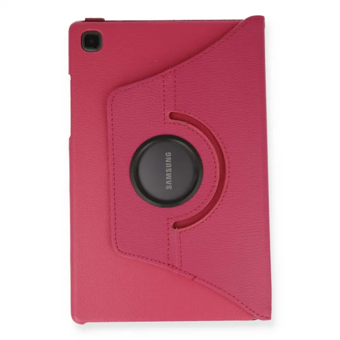 Samsung Galaxy T500 Tab A7 10.4 Kılıf 360 Tablet Deri Kılıf - Pembe