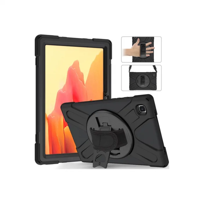 Samsung Galaxy T500 Tab A7 10.4 Kılıf Amazing Tablet Kapak - Siyah