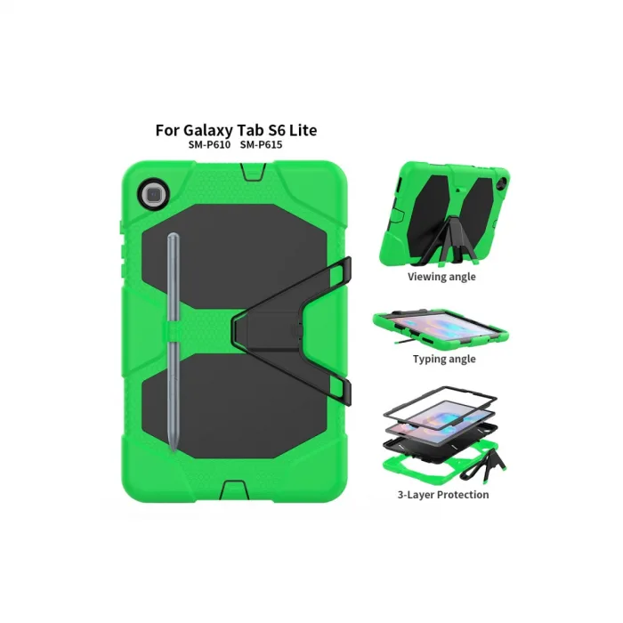 Samsung Galaxy T500 Tab A7 10.4 Kılıf Griffin Tablet Kapak - Yeşil