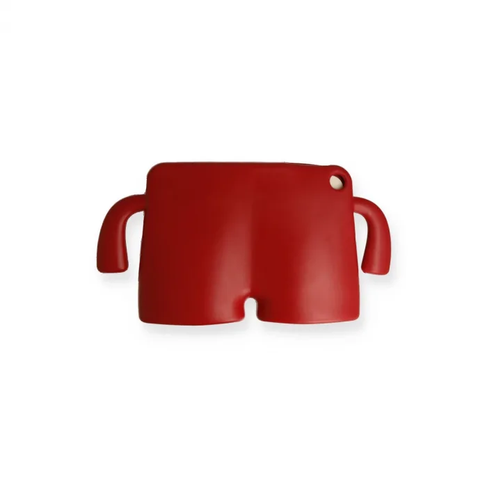 Samsung Galaxy T500 Tab A7 10.4 Kılıf Karakter Tablet Silikon - Kırmızı