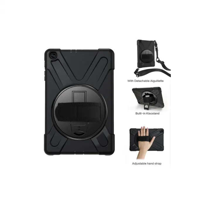 Samsung Galaxy T510 Tab A 10.1 Kılıf Amazing Tablet Kapak - Siyah