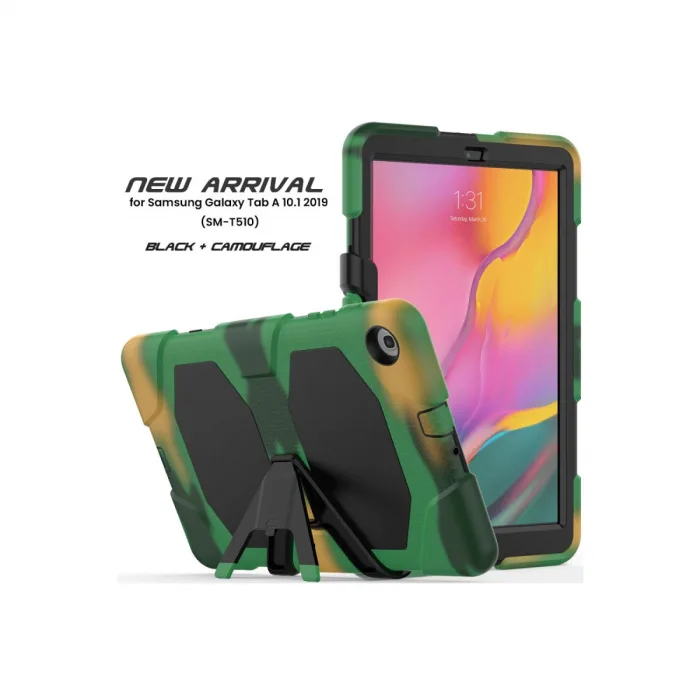 Samsung Galaxy T510 Tab A 10.1 Kılıf Griffin Tablet Kapak - Kamuflaj