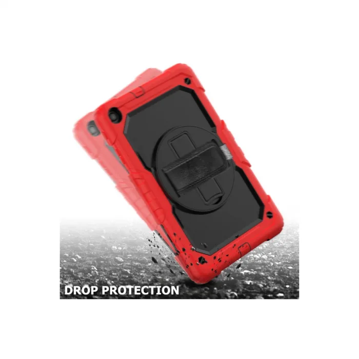 Samsung Galaxy T510 Tab A 10.1 Kılıf Pars Tablet Kapak - Kırmızı