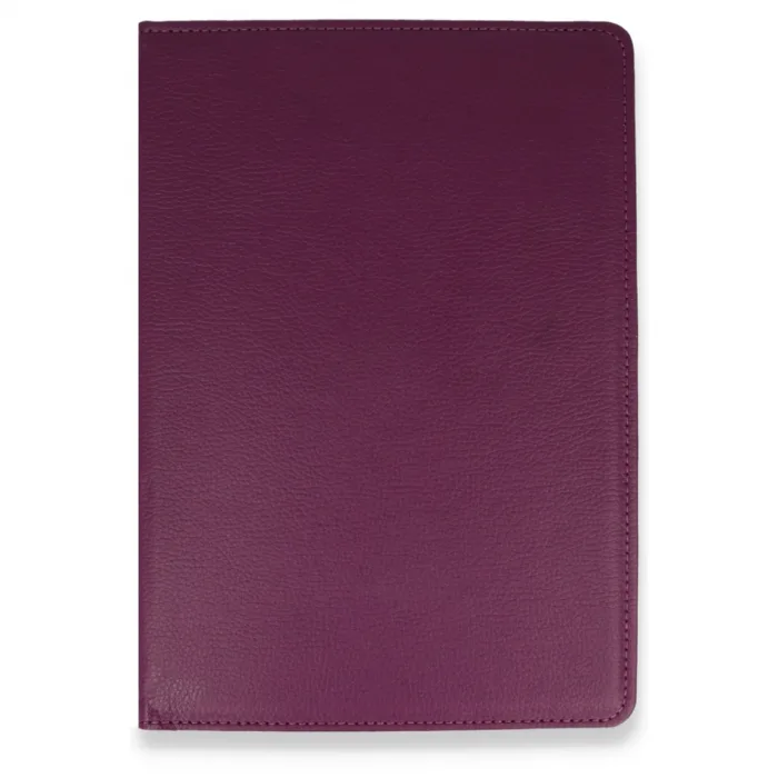 Samsung Galaxy T560 Tab E 9.7 Kılıf 360 Tablet Deri Kılıf - Mürdüm