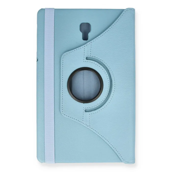 Samsung Galaxy T590 Tab A 10.5 Kılıf 360 Tablet Deri Kılıf - Turkuaz