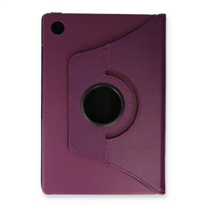 Samsung Galaxy X200 Tab A8 10.5 Kılıf 360 Tablet Deri Kılıf - Mürdüm