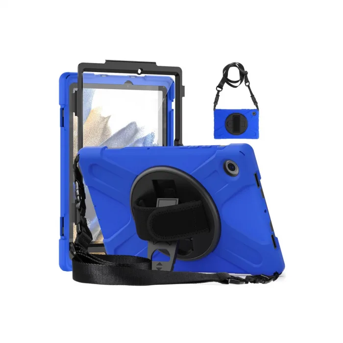 Samsung Galaxy X200 Tab A8 10.5 Kılıf Amazing Tablet Kapak - Mavi