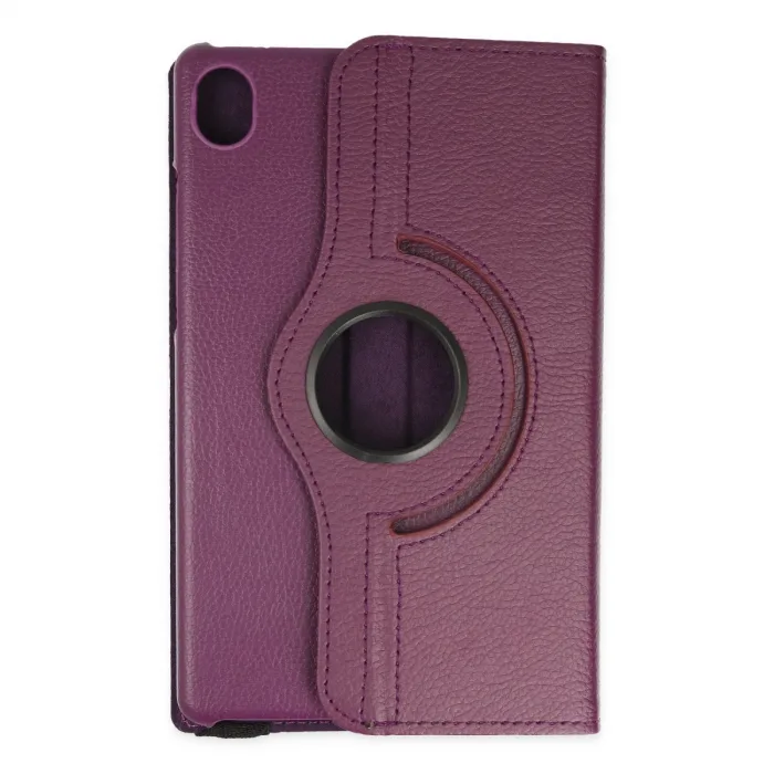 Samsung Galaxy X510 Tab S9 Fe 11 Kılıf 360 Tablet Deri Kılıf - Mürdüm