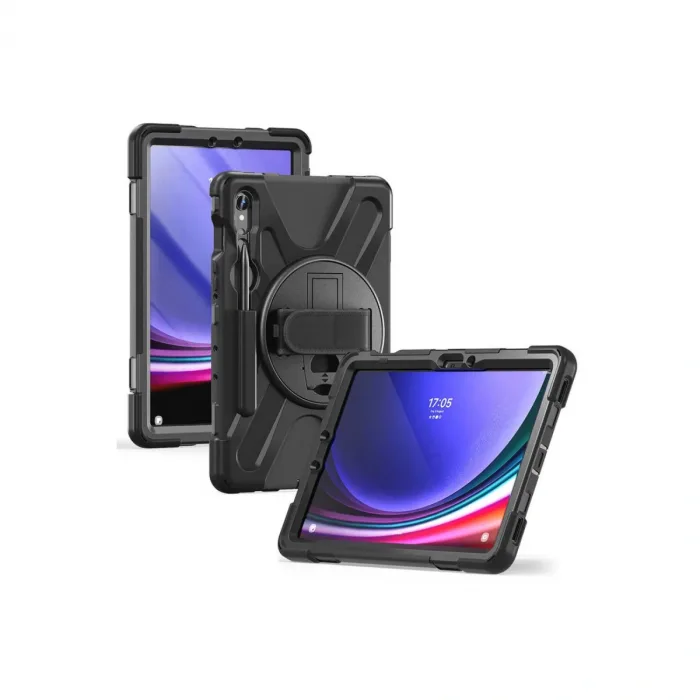 Samsung Galaxy X510 Tab S9 Fe 11 Kılıf Amazing Tablet Kapak - Siyah