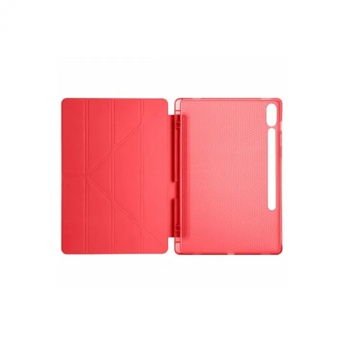 Samsung Galaxy X510 Tab S9 Fe 11 Kılıf Kalemlikli Mars Tablet Kılıfı - Kırmızı
