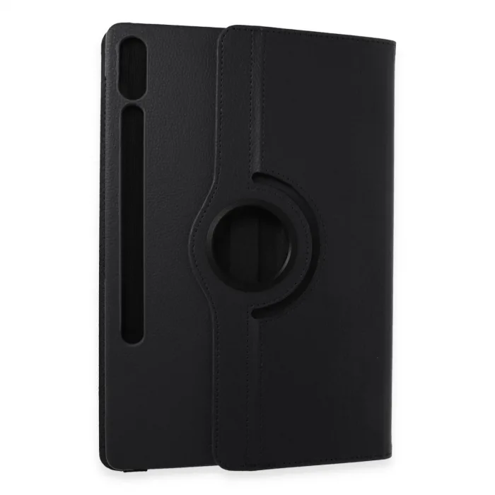 Samsung Galaxy X610 Tab S9 Fe Plus 12.4 Kılıf 360 Tablet Deri Kılıf - Siyah