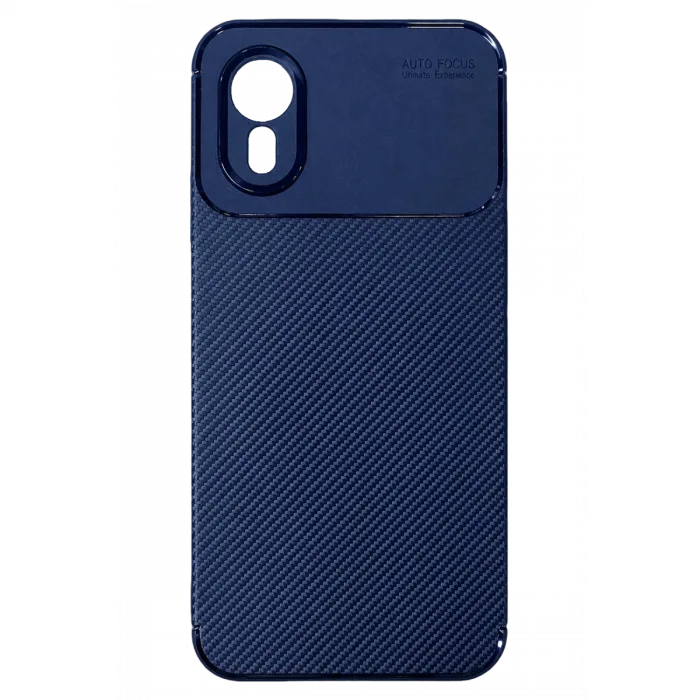 Samsung Galaxy Xcover 7 Kılıf Auto Focus Karbon Kapak - Lacivert