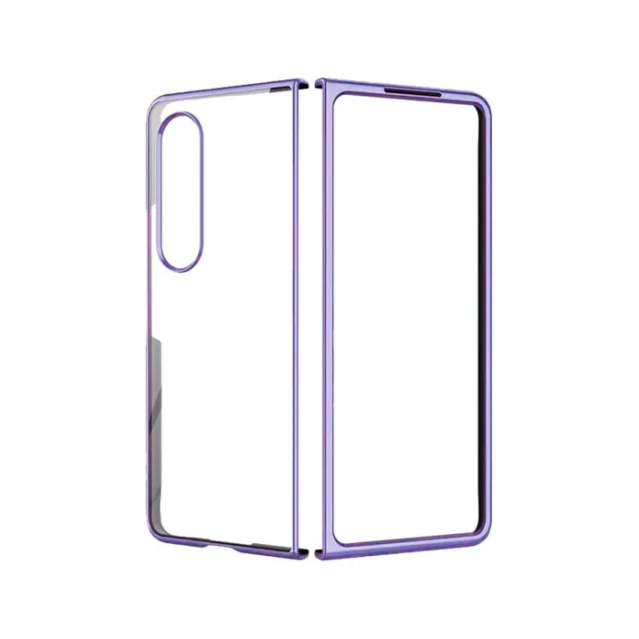 Samsung Galaxy Z Fold 4 Kılıf Fold Element Kapak - Mor