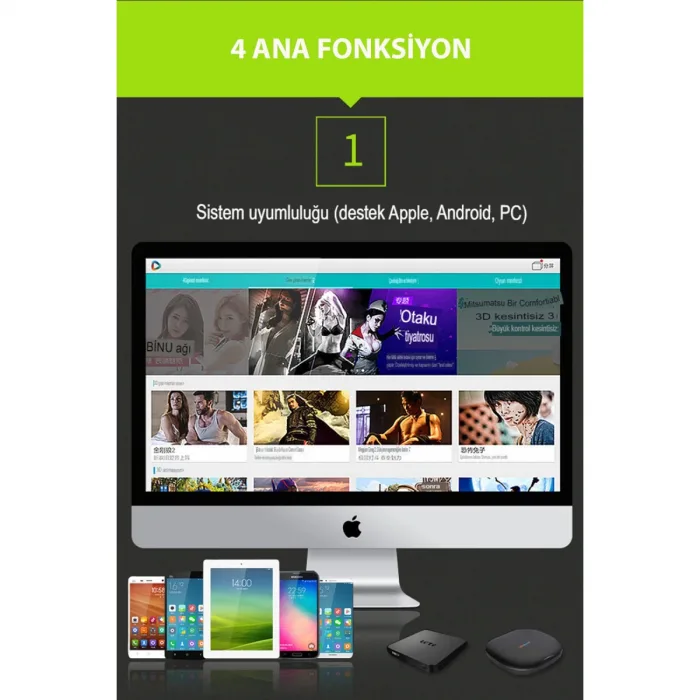 Shinecon Sc-b01 Sanal Gerçeklik Gözlüğü Kumandası - Siyah