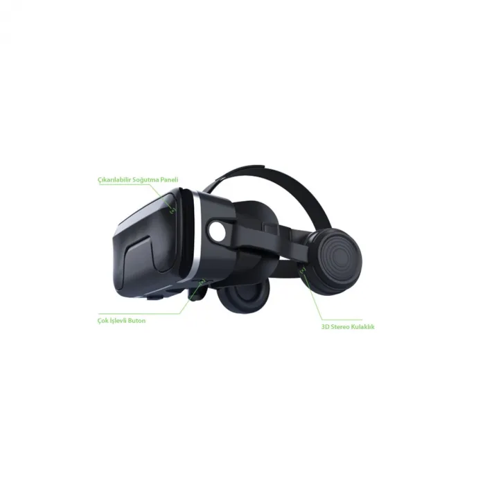 Shinecon Sc-g04ea 3d Sanal Gerçeklik Gözlüğü - Siyah