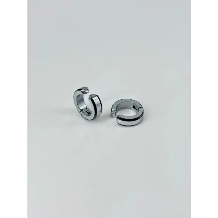Sıkıştırma Çelik Erkek Küpe - Ekp0038