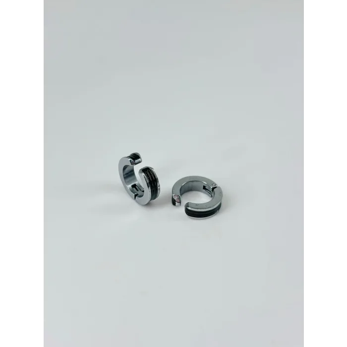 Sıkıştırma Çelik Erkek Küpe - Ekp0037