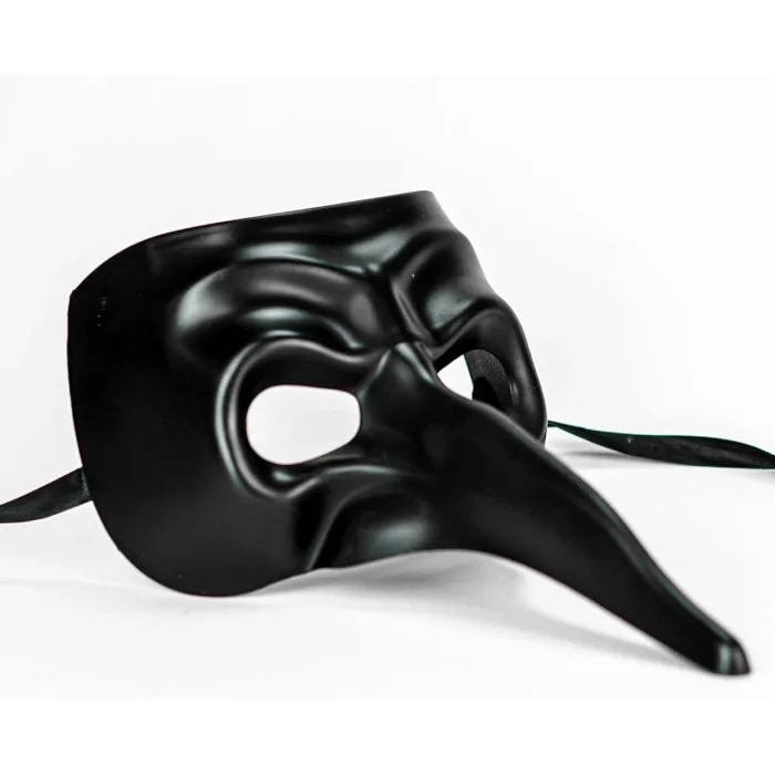 Siyah Uzun Burun Veba Doktoru Maskesi