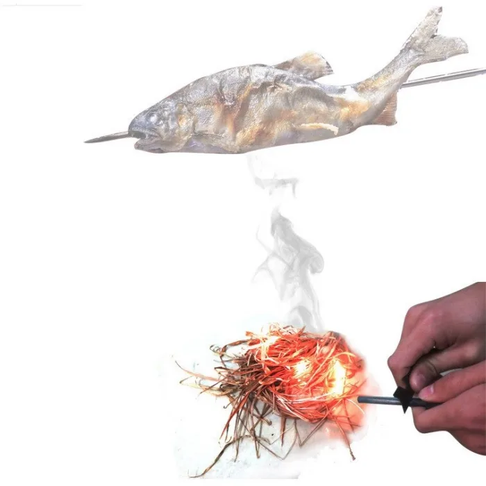 Survive Magnezyum Çubuğu Ateş Başlatıcı Çakmak Taşı
