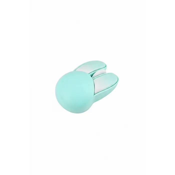 Tavşan Figürlü Kablosuz Mouse Pil Dahil Etiket Hediyeli Mavi