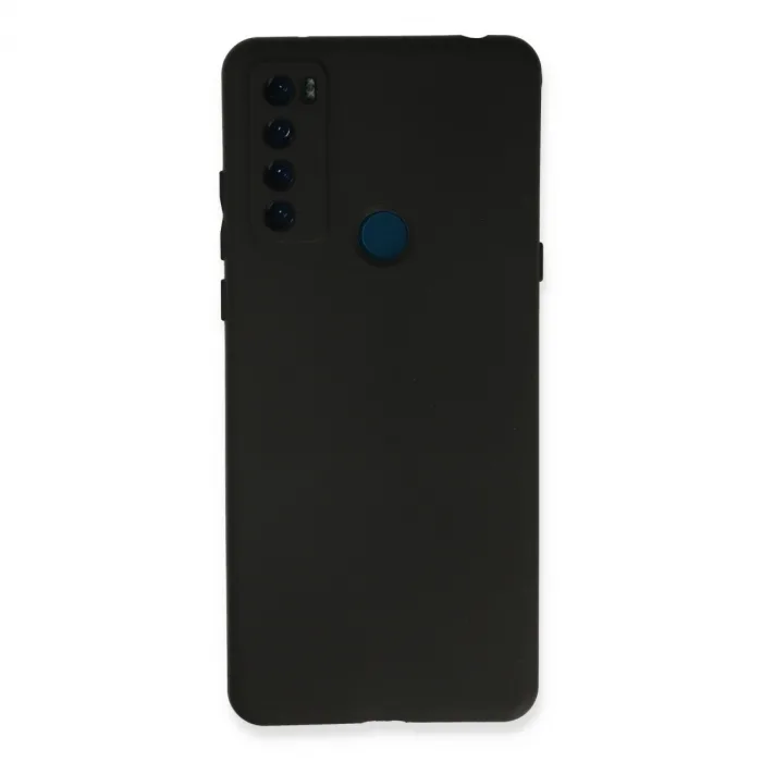 TCL 20 SE Kılıf First Silikon - Siyah