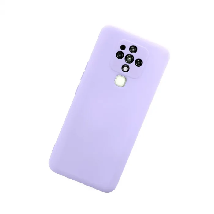 Tecno Camon 16 Kılıf Nano İçi Kadife Silikon - Lila