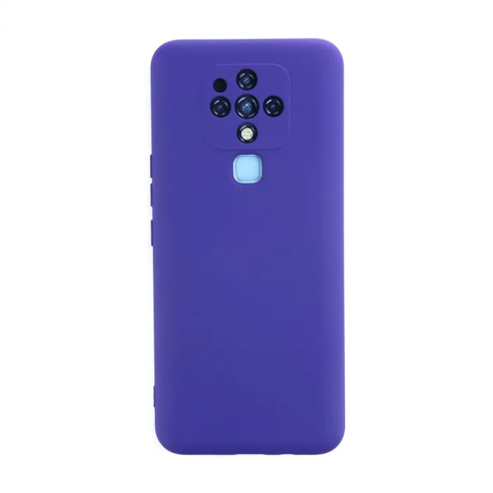 Tecno Camon 16 Kılıf Nano İçi Kadife Silikon - Mor