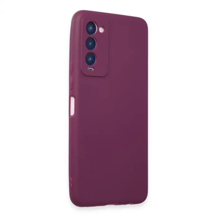 Tecno Camon 18 Kılıf First Silikon - Mor