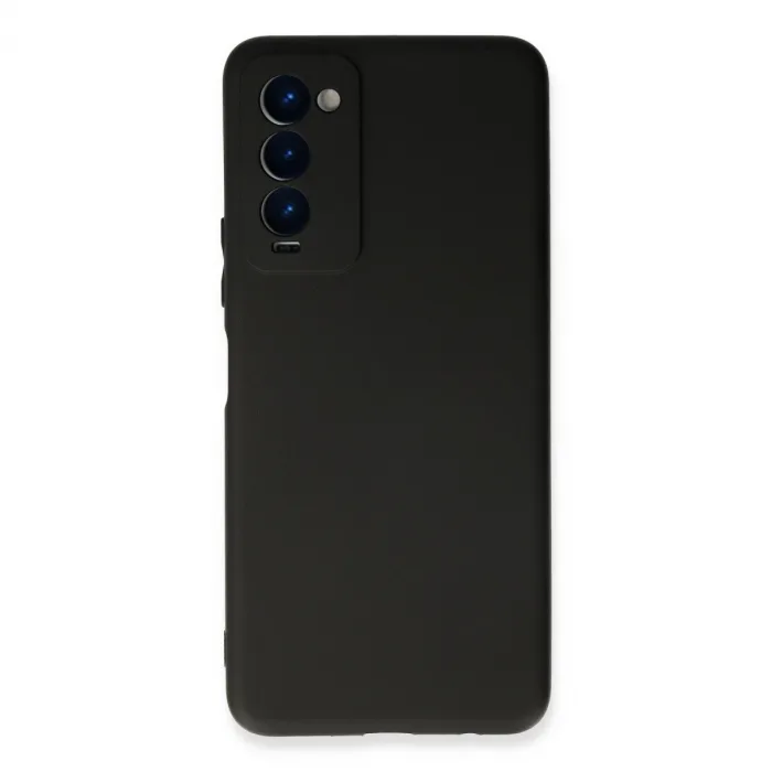 Tecno Camon 18 Kılıf First Silikon - Siyah