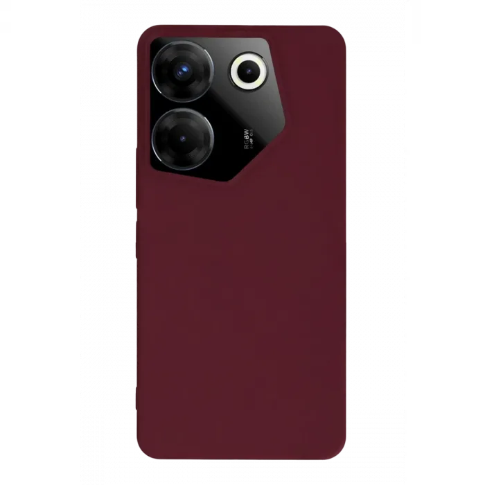 Tecno Camon 20 Pro 5g Kılıf First Silikon - Bordo