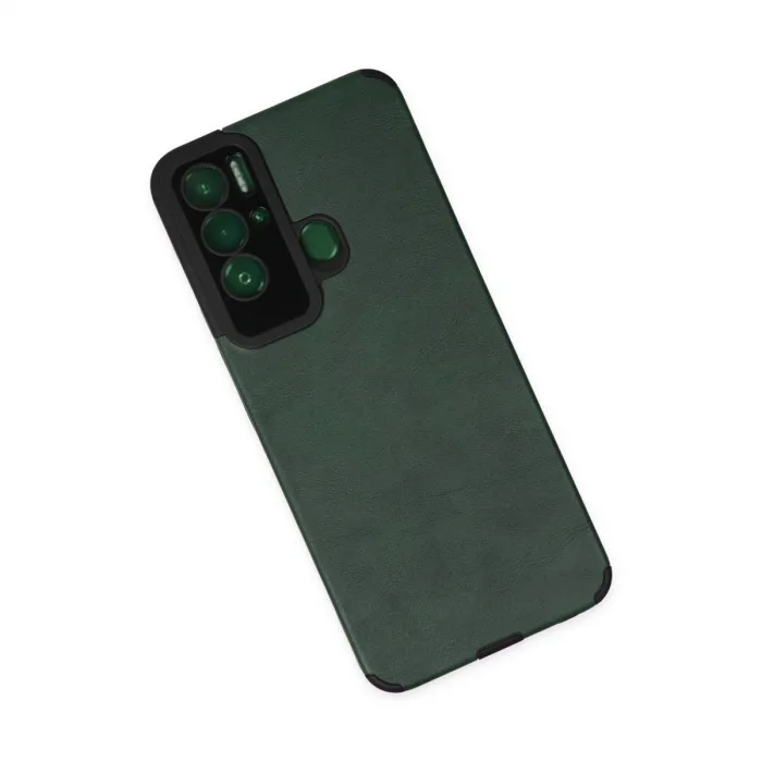 Tecno Pova Neo Kılıf Loop Deri Silikon - Yeşil