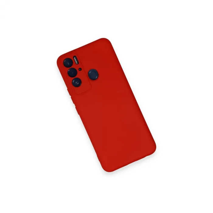 Tecno Pova Neo Kılıf Nano İçi Kadife Silikon - Kırmızı