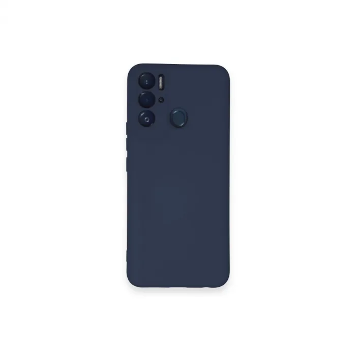 Tecno Pova Neo Kılıf Nano İçi Kadife Silikon - Lacivert