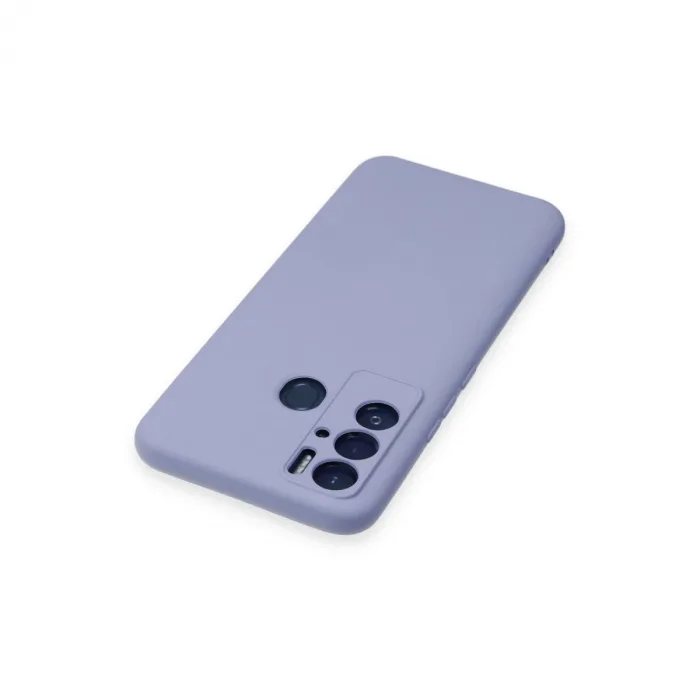 Tecno Pova Neo Kılıf Nano İçi Kadife Silikon - Lila
