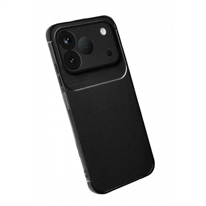 Tecno Spark 50 4g Auto Focus Karbon Kapak - Siyah