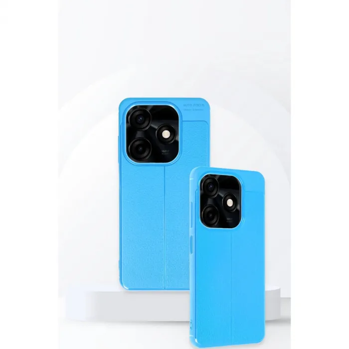 Tecno Spark Go 2024 Kılıf Auto Focus Kapak - Mavi