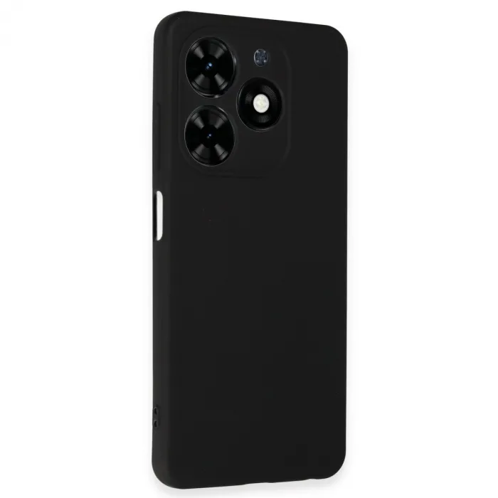 Tecno Spark Go 2024 Kılıf First Silikon - Siyah