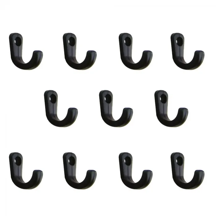 Tekli Bijuteri, Dekor Askısı - Siyah, 100 Adet, 10x18x22 Mm