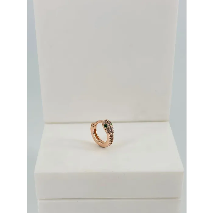 Rose Zirkon Taşlı Uç Kısmı : Pirinç Kıkırdak Bar Uzunluğu : 6 Mm / Bar Kalınlığı 0.8 Mm / Top Boyu 3 Mm / Çap 8 Mm - Pt0071-2