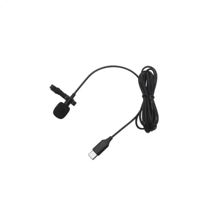 Type-c 2 Metre Double Mikrofon - Siyah