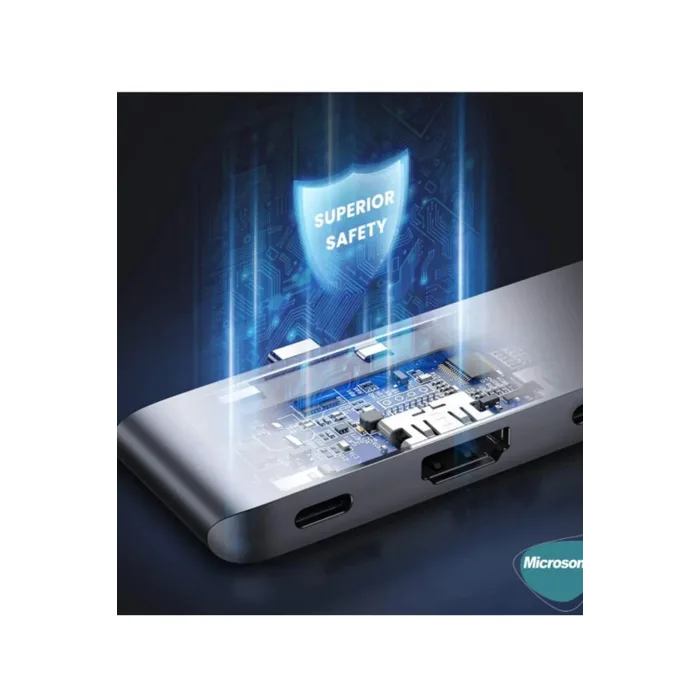 Type-c To Hdtv Multifunction Adapter 8 Port Kablo