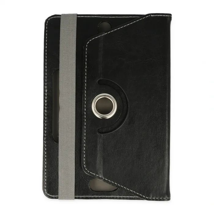 Universal 7 Kılıf 360 Tablet Deri Kılıf - Siyah