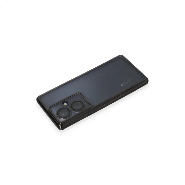 Vivo V29 Lite Kılıf Razer Lensli Silikon - Siyah